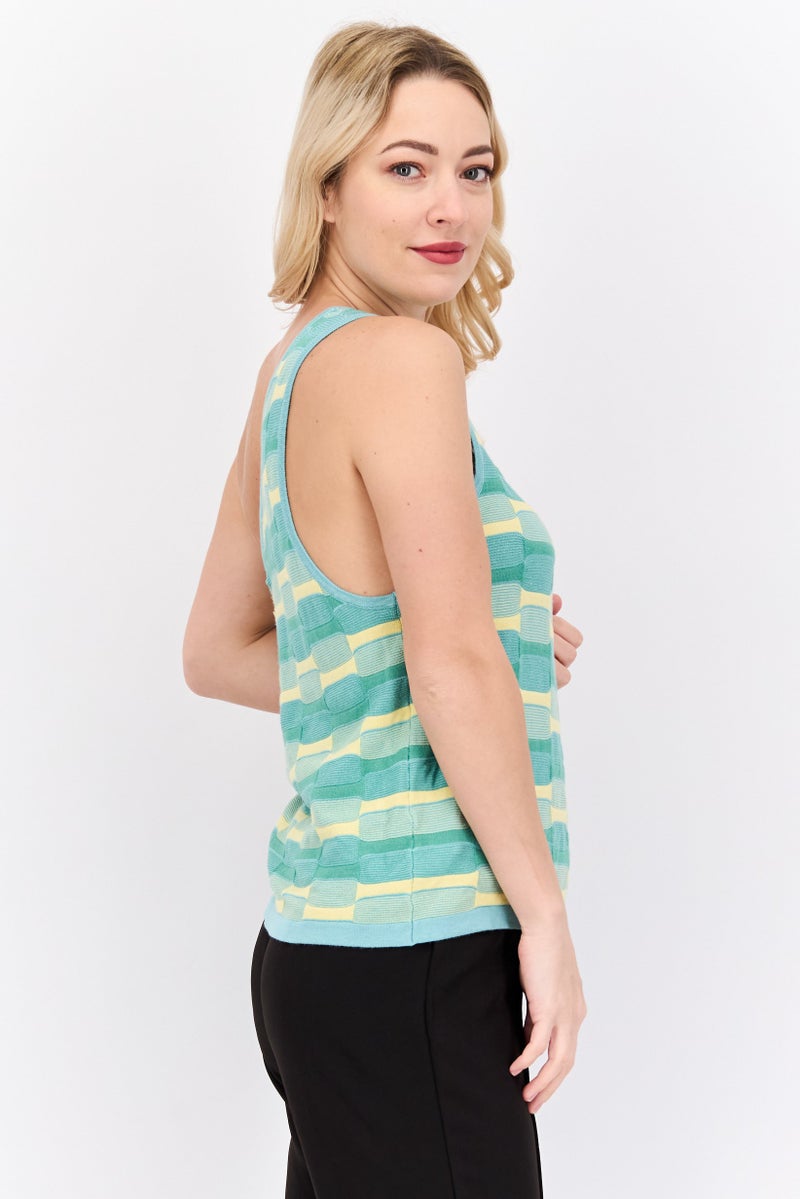 Cotton On Women Plus Size Asymmetrical Neck One Shoulder Sleeve Textured Top, Multicolor - Image 2