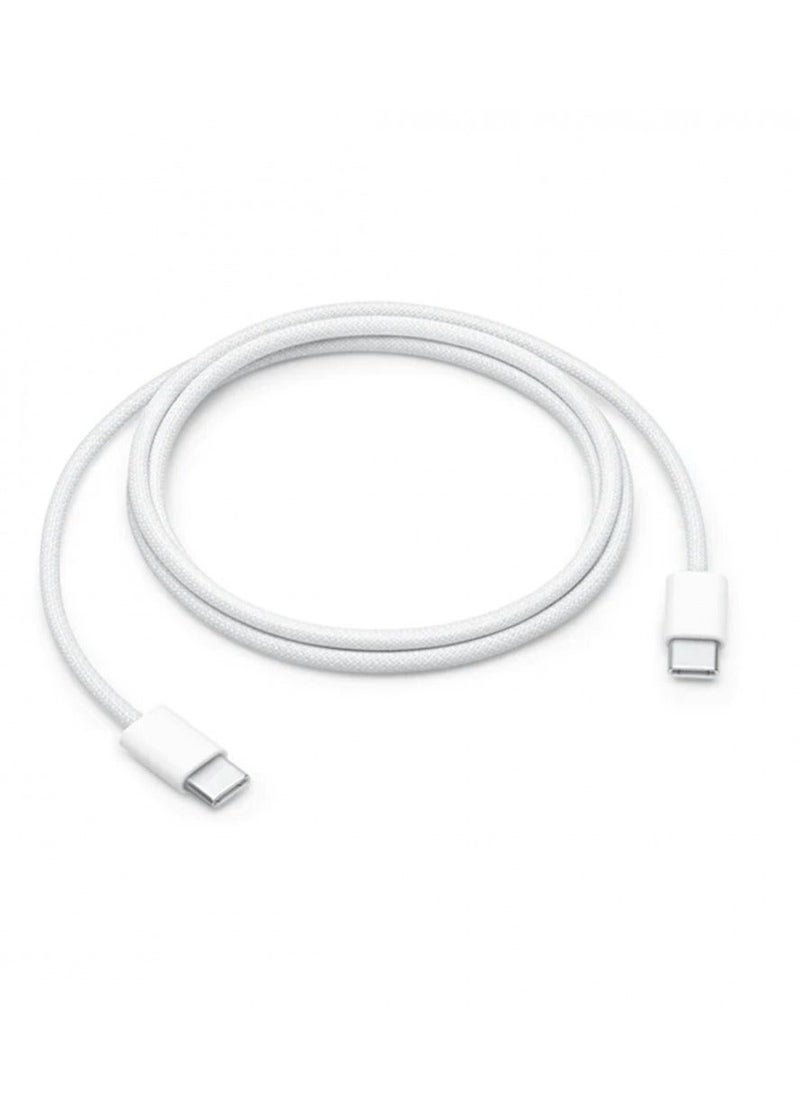 Phone Planet - Type C To Type C Charge Cable 120 CM White For Apple Macbook M1 Max Galaxy 60W - Image 1