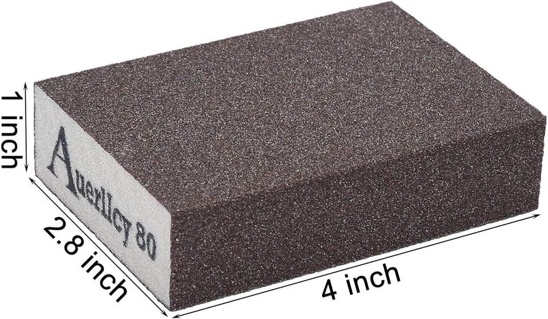 Auerllcy Sanding Sponge, Coarse/Medium/Fine/Superfine 8PCS 4 Different Specifications Sanding Blocks Assortment,Washable and Reusable. - Image 4