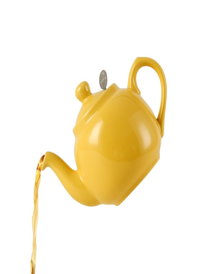 London Pottery Farmhouse Teapot with Infuser, Ceramic, Yellow, 2 Cup (600 ml) [Parallel Imported Product] - Image 1