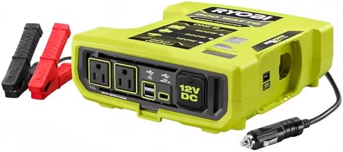 RYOBI ONE+ 18V 800-Watt Max 12V Automotive Power Inverter with Dual USB Ports - RYi8030AVNM - Image 1