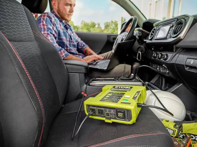 RYOBI ONE+ 18V 800-Watt Max 12V Automotive Power Inverter with Dual USB Ports - RYi8030AVNM - Image 5