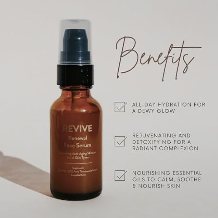 REVIVEEO Revive Skin Health Skincare with Skin Health Essential Oil Blend - Renewal Face Serum - Non-Toxic Skincare - Image 2