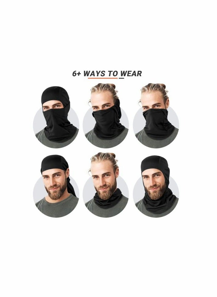 Excefore Cycling Face Mask Motorcycle Cycling Ski Mask UV Protection Helmet Liner Windproof Outdoor Headwear Men Women Sunscreen Dustproof Comfortable Skin-Friendly and Breathable - Image 4