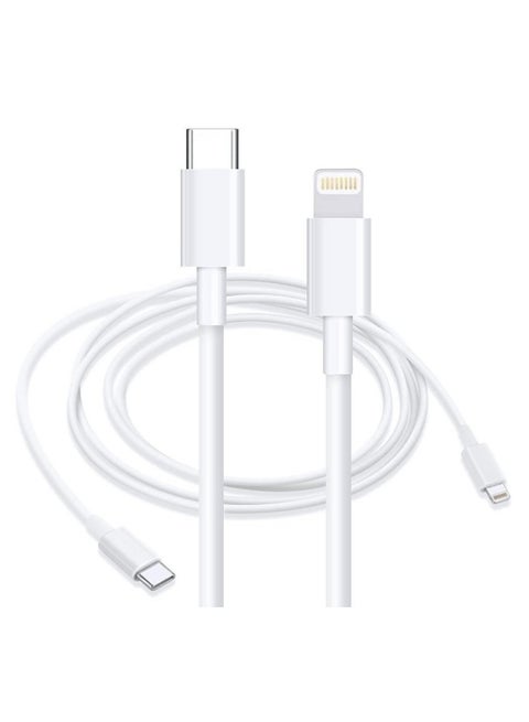 1 Meter USB-C to Lightning Cable, Fast PD Charging and High-Speed Sync Compatible with iPhone X/XS/XR/XS Max/8/8 Plus, iPad Pro 2017, and More