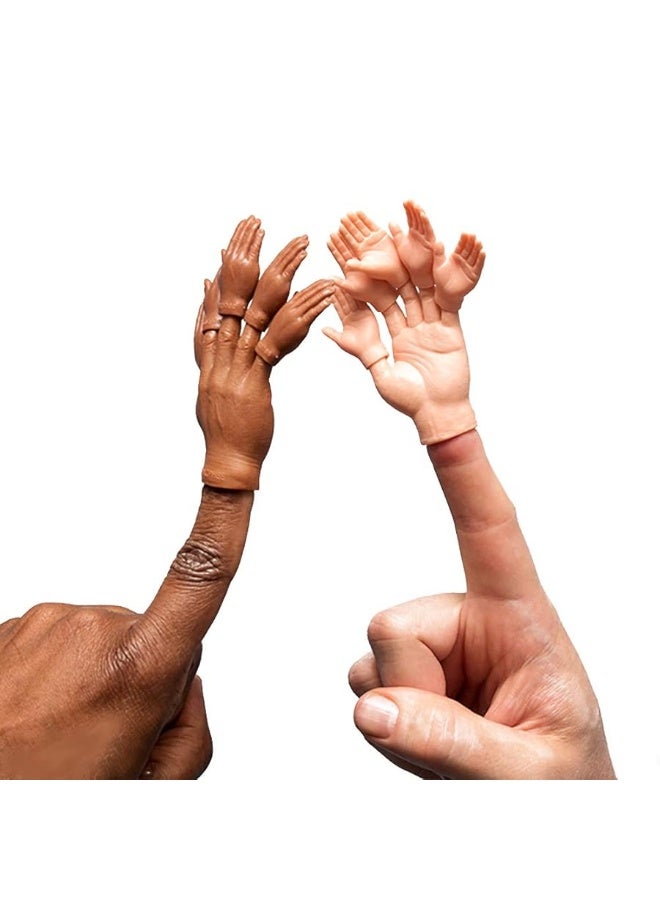 ACC Set of Ten Rubber Finger Hands for Two Finger Hands Mini Puppets - Image 1