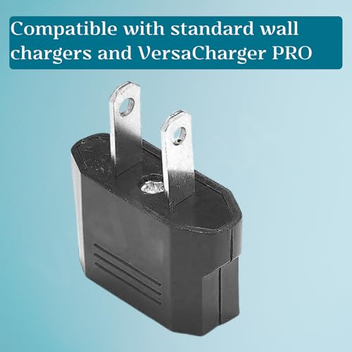 VIVATRA 2-Pin Flat to Round US Conversion Plug, Compact Electrical Adapter for Home and Travel Use, Durable and Easy to Use (Pack of 4) - Image 5