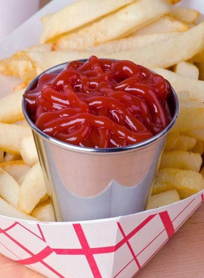 Artcome 14 Pack Stainless Steel Condiment Sauce Cups Great for Dipping and Portion Cups, 2.5 oz - Image 5