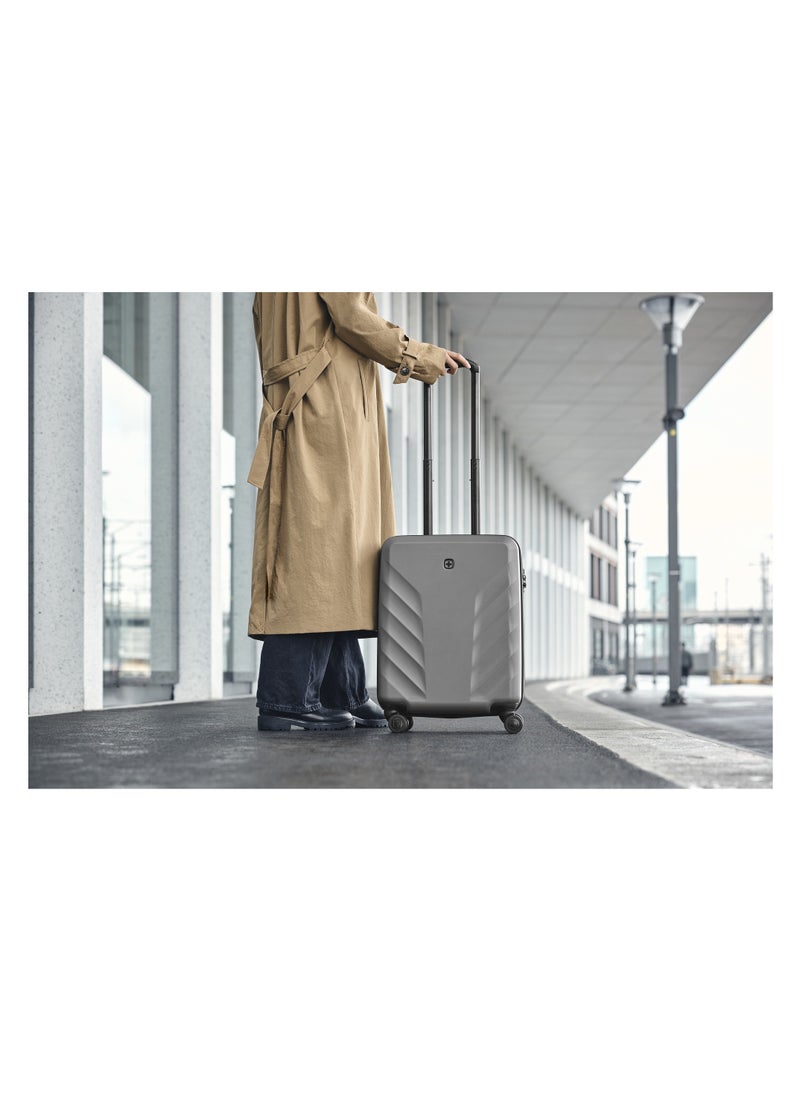 Wenger - Motion 54cm Hardside Expandable Cabin Luggage Trolley Grey - 612547 - Image 1