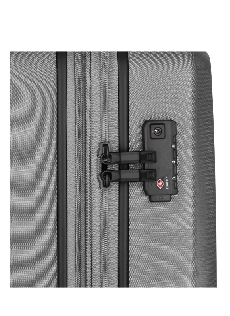 Wenger - Motion 54cm Hardside Expandable Cabin Luggage Trolley Grey - 612547 - Image 1