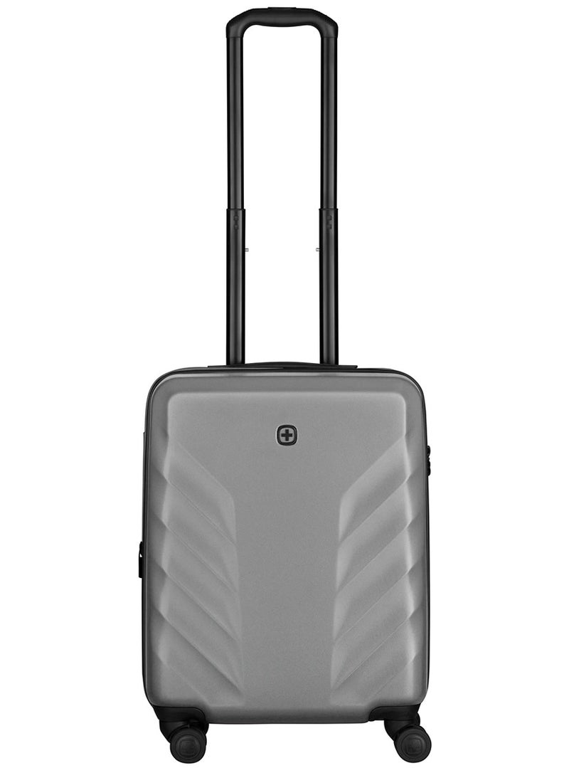 Wenger Motion 54 Cm Hardside 4-Double Wheeled Expandable Cabin Luggage Trolley - Grey - Image 4