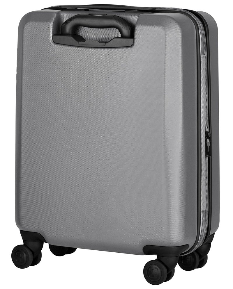 Wenger Motion 54 Cm Hardside 4-Double Wheeled Expandable Cabin Luggage Trolley - Grey - Image 3