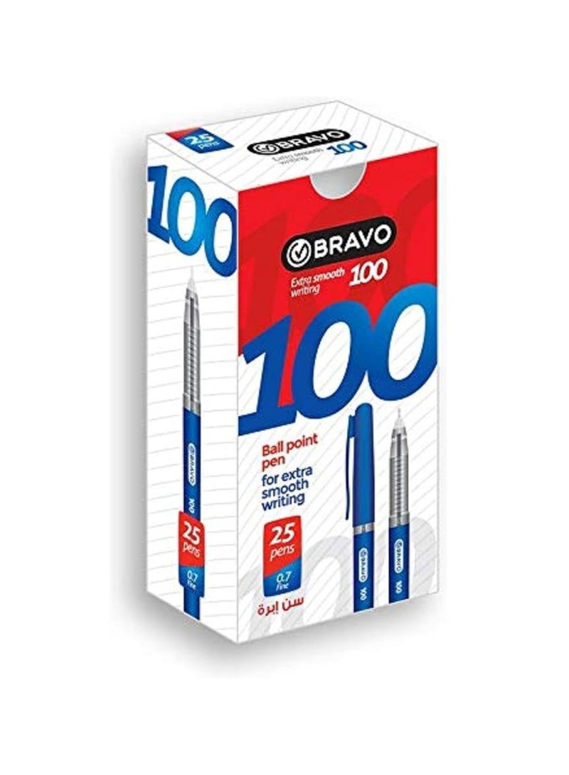 Bravo Ball Pen Bravo 100-25 Pen - Blue - Image 4