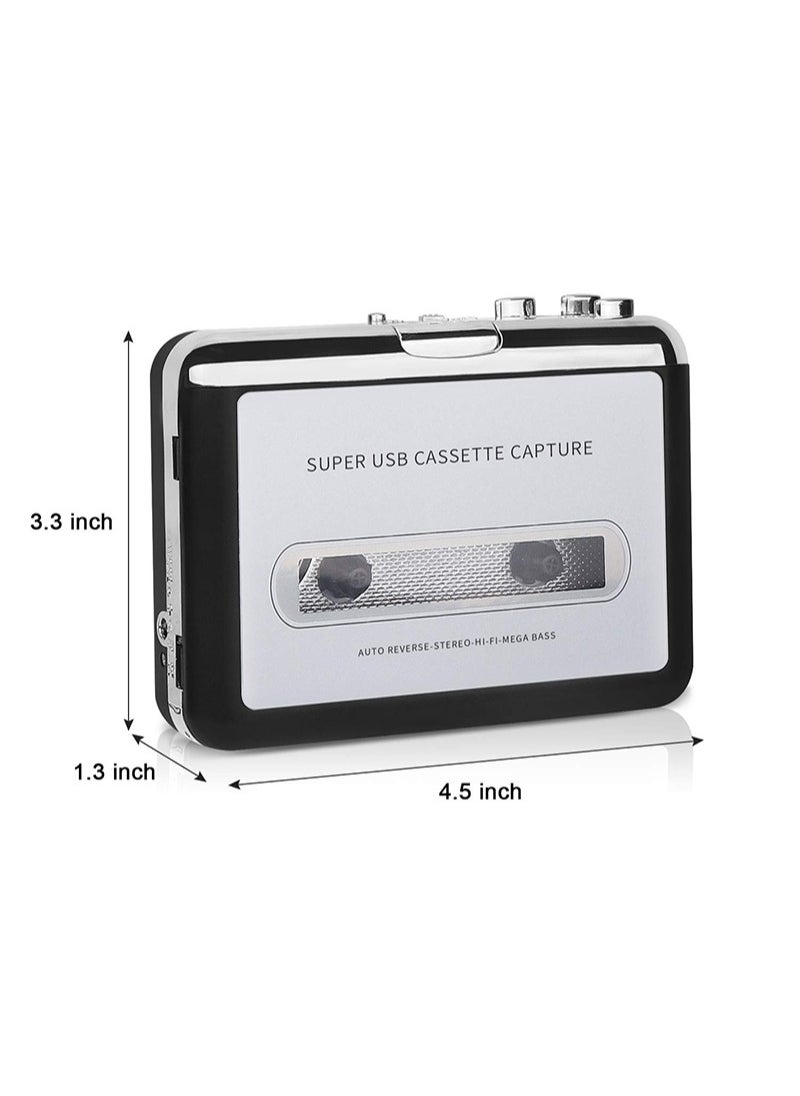 ايكانبو - مشغل كاسيت، محول شرائط كاسيت إلى MP3 عبر USB، مشغل موسيقى صوتي محمول، مشغل شرائط كاسيت، مشغل موسيقى صوتي محمول، مشغل شرائط كاسيت إلى MP3 عبر USB - Image 1