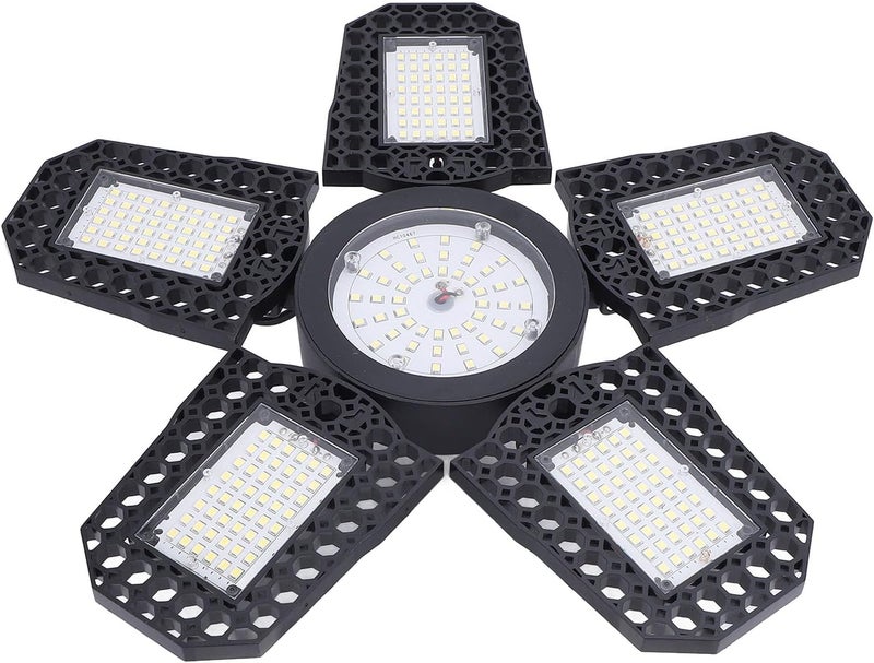Quick available purchase options LED Garage Light with 6 Deformable Panels, 2994 Luminous Flux 6000K Cool White, E26 E27 Socket - Ultra Bright, Energy Efficient, Adjustable Ceiling Mount for Workshop and Garage (Warm White) Elegant upgraded practical design All season compatible build UV resistant Gulf market trial optimized design Practical experience crafted Easy hand assemble compatible Global standard processed material Leakproof sealed Globally trusted affordable quality Standard fit All-scene compatible build Cross-material combo compatible Globally spread simple design Efficiency boosted construction Temp & permanent project compatible Fine detail General compatible practical design All climate suitability Dust proof Compact trendy practical build Rack friendly Upgraded simple practical design Multi-use detailed build Assorted color options - Image 1
