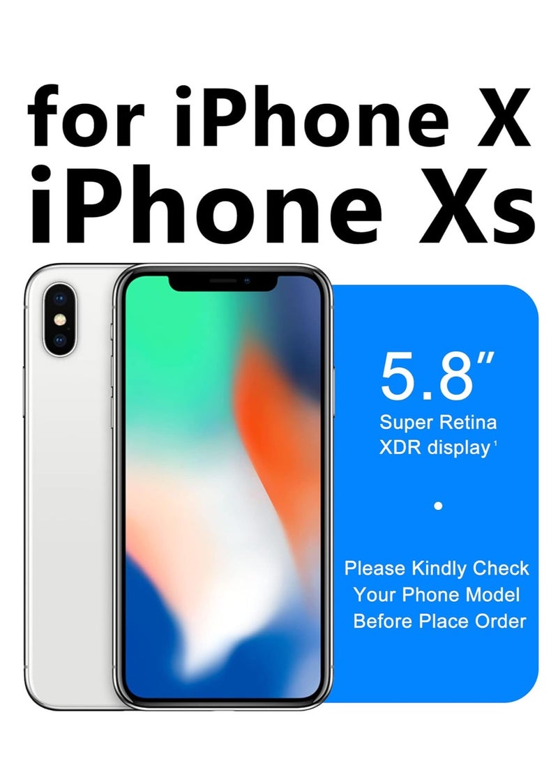 MIGOFAST Liquid Silicone Gel Cover with Full Body Protection Anti-Scratch Shockproof Case Compatible with iPhone X/XS - Image 2