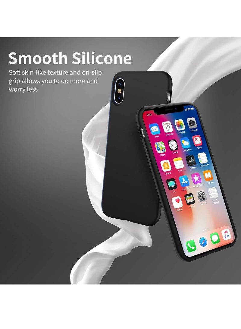 MIGOFAST Liquid Silicone Gel Cover with Full Body Protection Anti-Scratch Shockproof Case Compatible with iPhone X/XS - Image 3