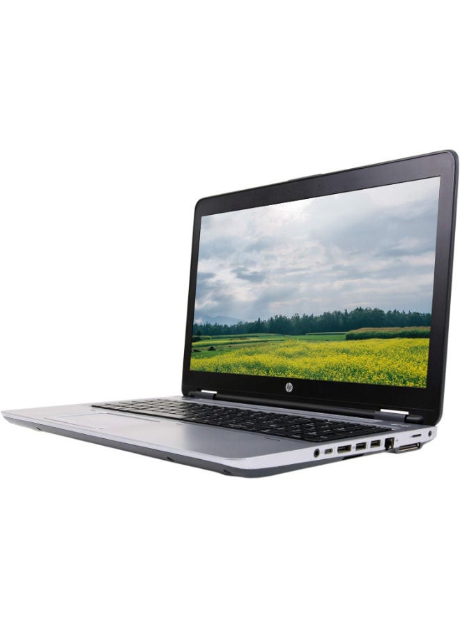 HP لابتوب HP ProBook 650 G2، معالج Intel Core i5-6200U، 256GB SSD، 8GB RAM، رسومات Intel HD، شاشة HD بحجم 15.6 بوصة، ويندوز 10 برو - فضي (مجددة)، درجة A، ضمان 6 أشهر - Image 1
