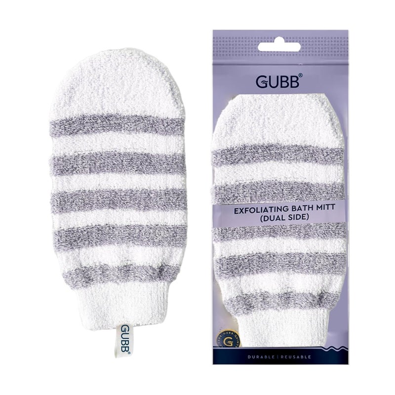 GUBB Bath Mitt Glove for Dead Skin Removal Exfoliating Bath Mitten with Loofah Shower Scrubber Glove for Body ExfoliationScrub GlovesBlackheadsTan RemovalDead Skin CellsPromote Blood CirculationBath Brush for Dead Skin Easy to Use - Image 1