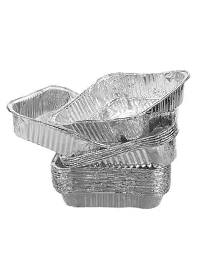 Stackable Square Aluminum Foil Baking Pans 30pcs for Air Fryer Oven Food Storage - Image 1