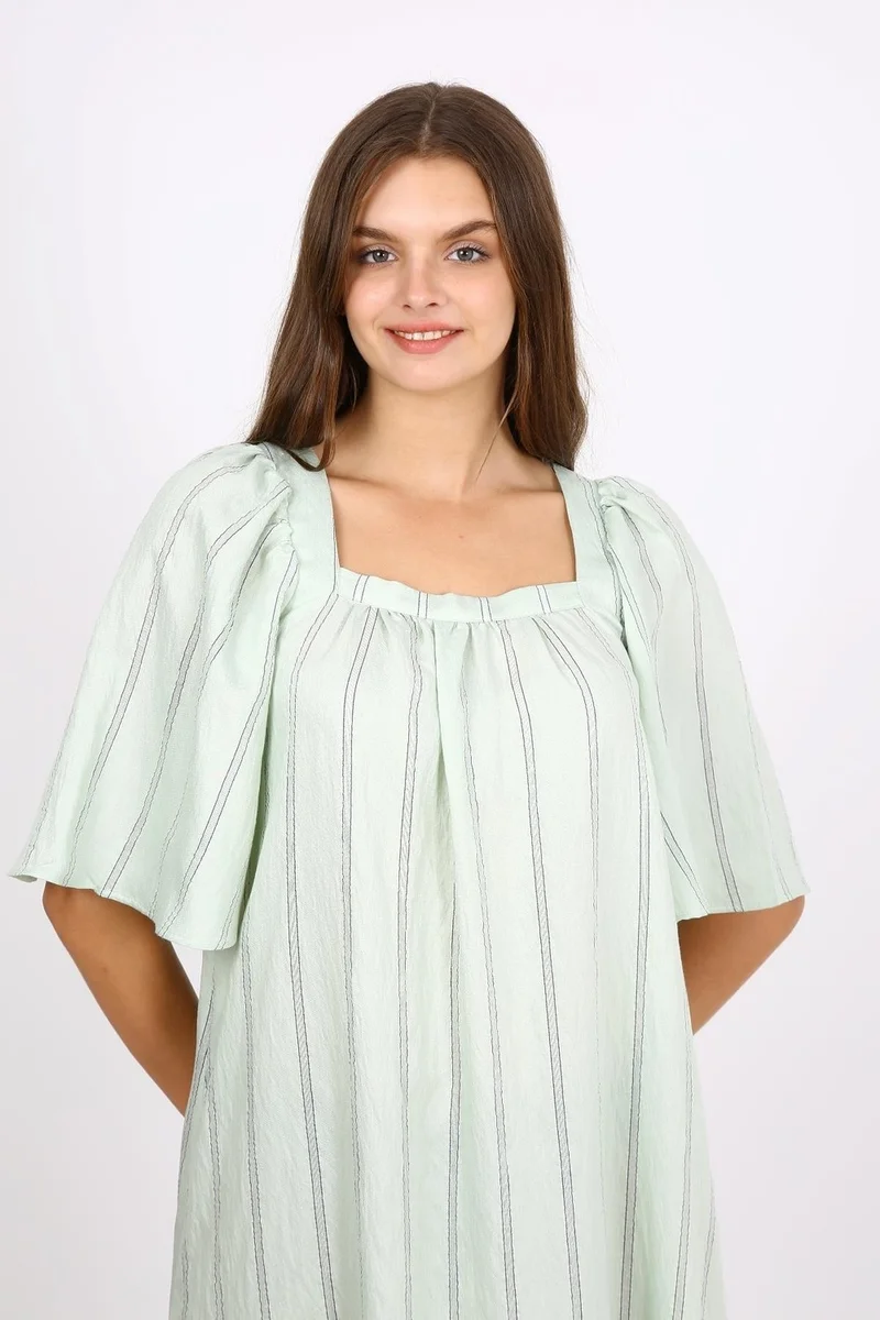 الكسندر جاردي Striped Cotton Dress