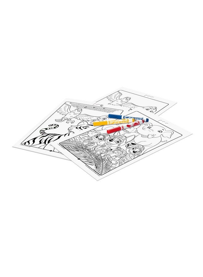 Crayola دفتر تلوين ونشاط باو باترول من كرايولا، 32 صفحة و7 أقلام تلوين - Image 4