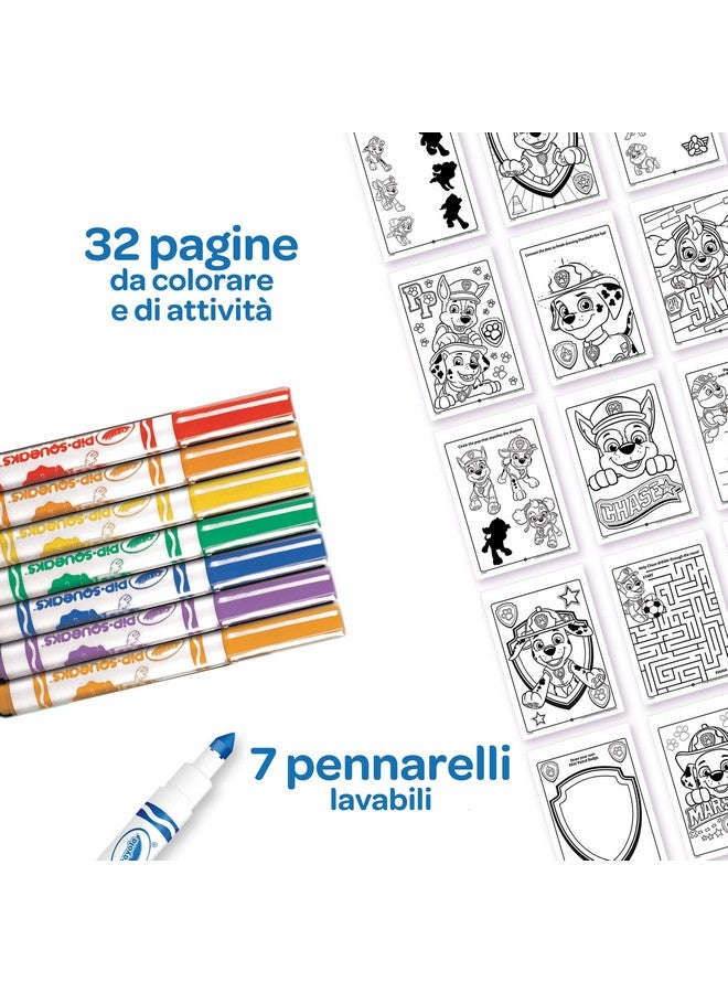 Crayola دفتر تلوين ونشاط باو باترول من كرايولا، 32 صفحة و7 أقلام تلوين - Image 3