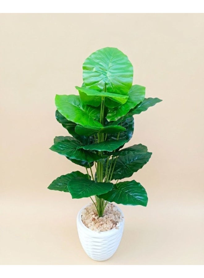 Artificial Pot plant with 24 leaves, 100 cm.