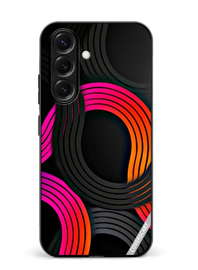 VR CREATIVE Protective Case Cover For Samsung Galaxy S25 Plus Flower Design Multicolour