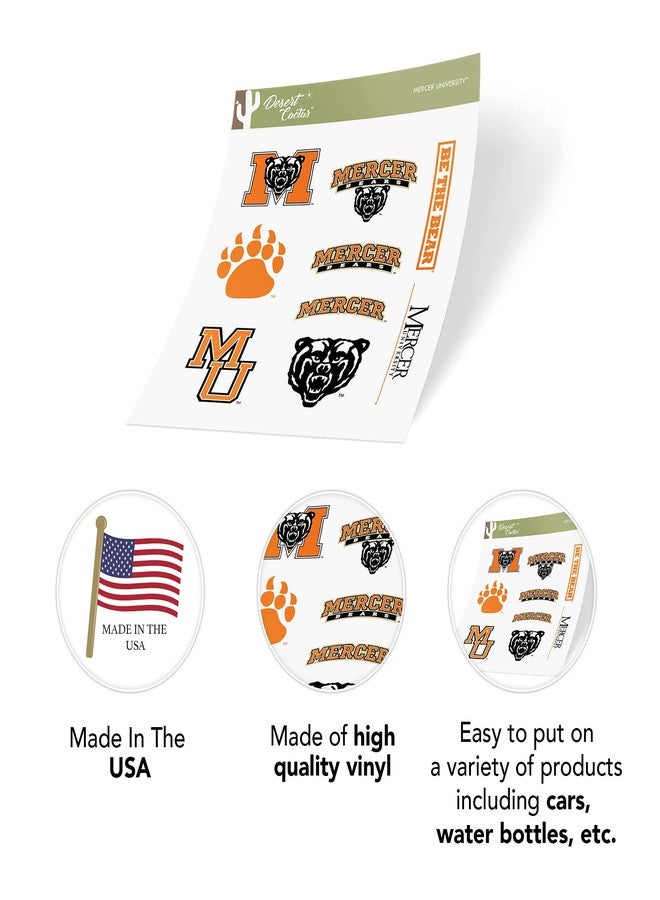 Desert Cactus Mercer University Sticker Bears Sticker Vinyl Decals Laptop Water Bottle Car Scrapbook T2 (Type 2) - Image 5