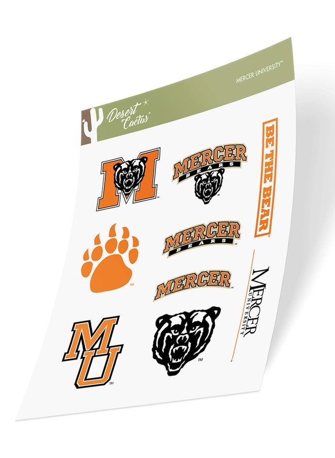 Desert Cactus Mercer University Sticker Bears Sticker Vinyl Decals Laptop Water Bottle Car Scrapbook T2 (Type 2) - Image 3