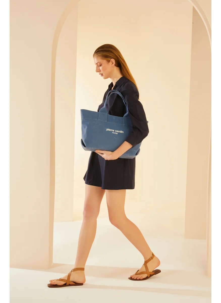 بيير كاردان Navy Blue Shoulder Bag 05PO24Y3514
