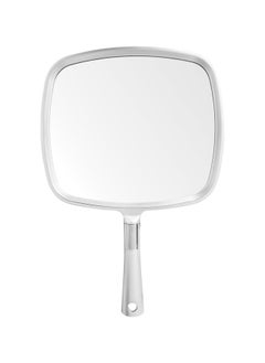 Hand Mirror, Silver Handheld Mirror with Handle, Hairdresser Mirror