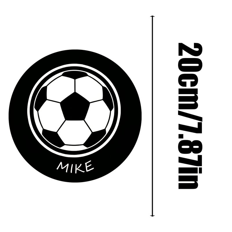 Custom Football Pillow 30cm Personalized Gift with Name Printing - Image 5