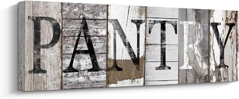 Pinetree Art Pantry Sign Canvas Print - Image 1