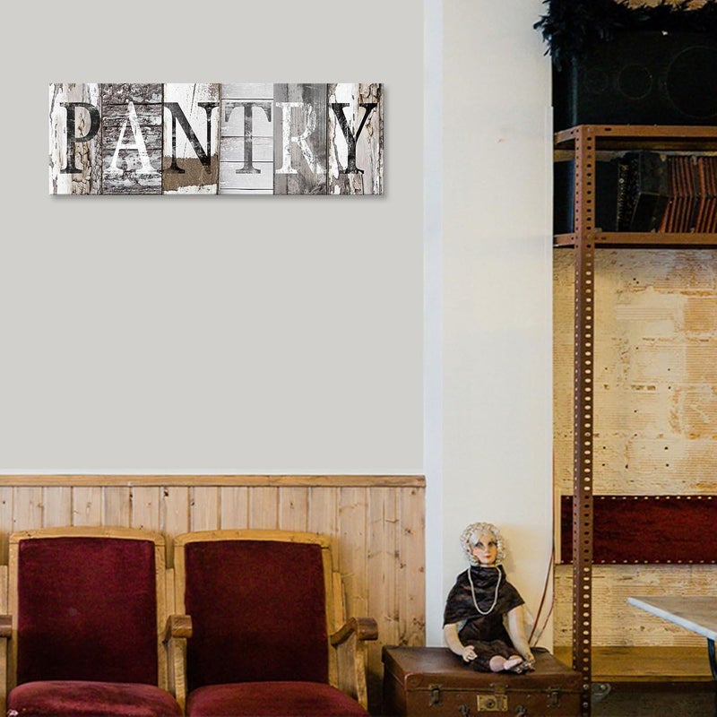 Pinetree Art Pantry Sign Canvas Print - Image 4