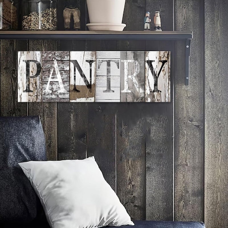 Pinetree Art Pantry Sign Canvas Print - Image 3
