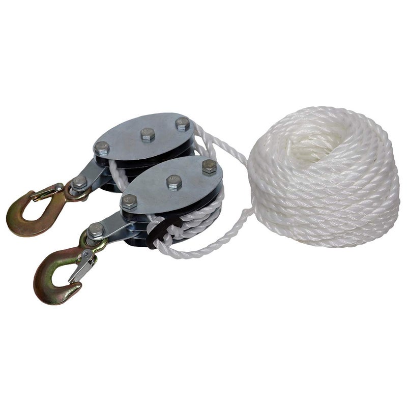 Grip 18095 2-Ton Rope Pulley Hoist
