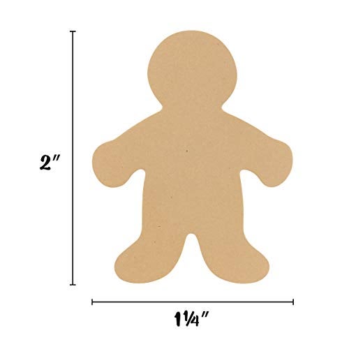Hygloss Products People Paper Cut Outs Culturally Diverse Family, Cardstock, 2" Mini, 100 ct, 2-Inch, Assorted - Image 3