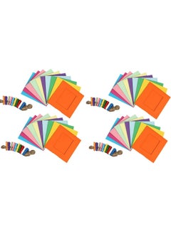 WOODONICK STORE WOODONICK Paper Photo Frame with Clips and Thread Cardboard Picture Frames with Clips and Strings Colorful DIY Clip Photo Holders Photo Hanging Display Kit Wall Decor for HomePartyOffice 10PCs  - Image 1