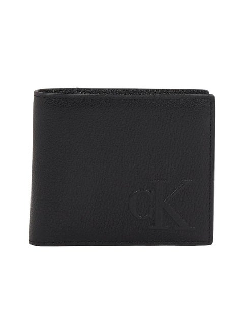 SCULPTED LEATHER BIFOLD WALLET