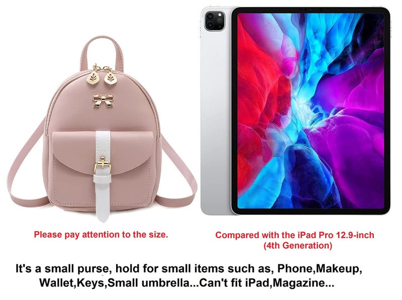 NUWA Mini Backpack Purse for Women Small Backpack for Teen Girl Gifts Trendy Stuff Cell Phone Purse Crossbody Wallet Lightweight Pouch Bag (Grey1) - Image 5