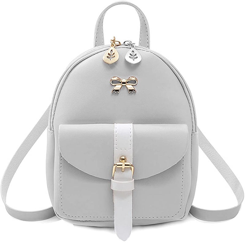 NUWA Mini Backpack Purse for Women Small Backpack for Teen Girl Gifts Trendy Stuff Cell Phone Purse Crossbody Wallet Lightweight Pouch Bag (Grey1) - Image 1