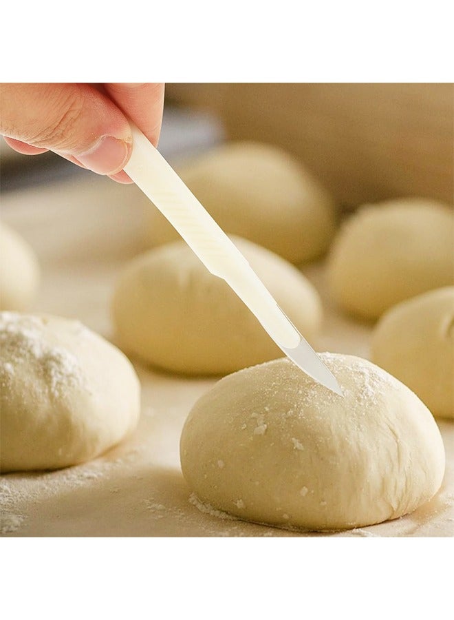 4pcs Bread Lame Baking Cutter Set - Curve & Straight Dough Scoring Knives for Home Bakery - Image 3