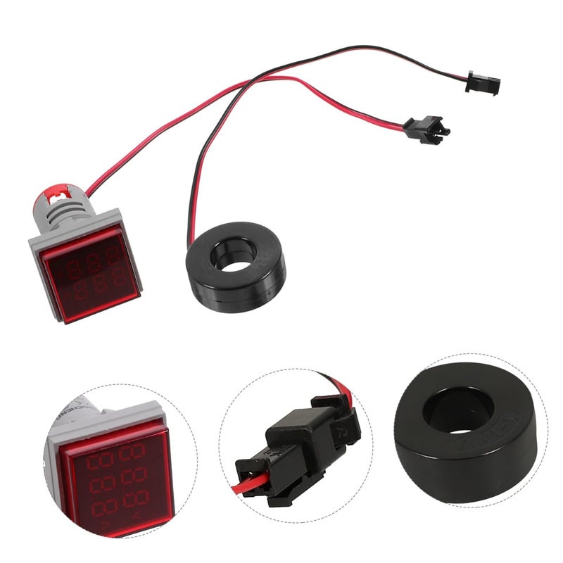 Digital Voltmeter Voltage Tester LED Indicator Light Compact Design 12V 24V - Image 4