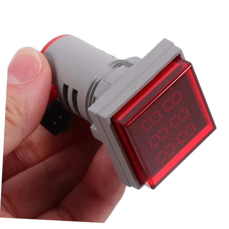 Digital Voltmeter Voltage Tester LED Indicator Light Compact Design 12V 24V - Image 5