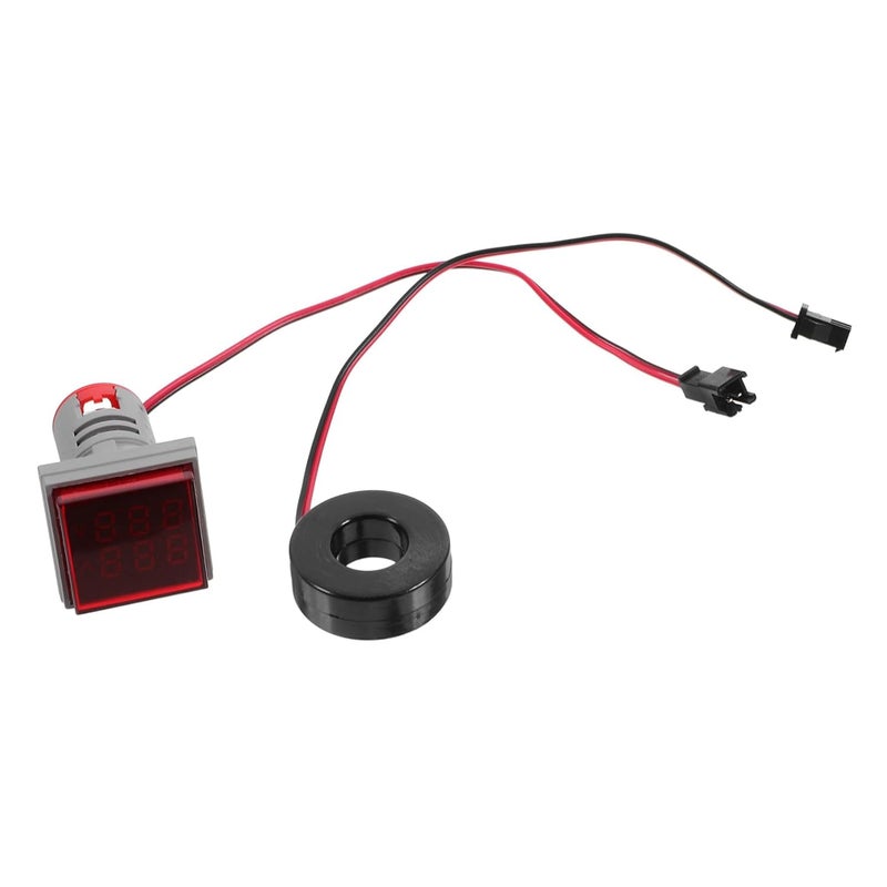 Digital Voltmeter Voltage Tester LED Indicator Light Compact Design 12V 24V - Image 2