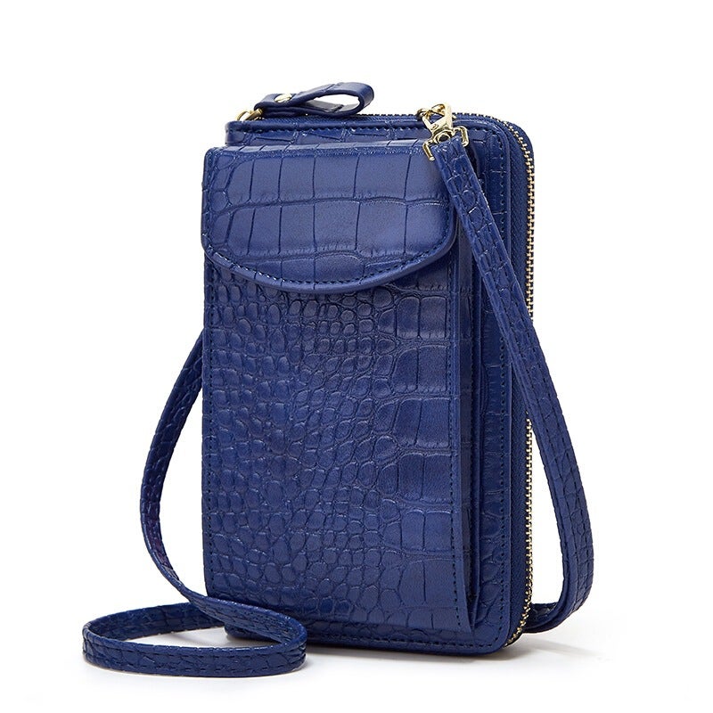 Multifunctional Solid Color PU Leather Wallet, RFID Blocking Design Portable Daily Storage Purse for Cards Cash Coin Business Use - Image 2