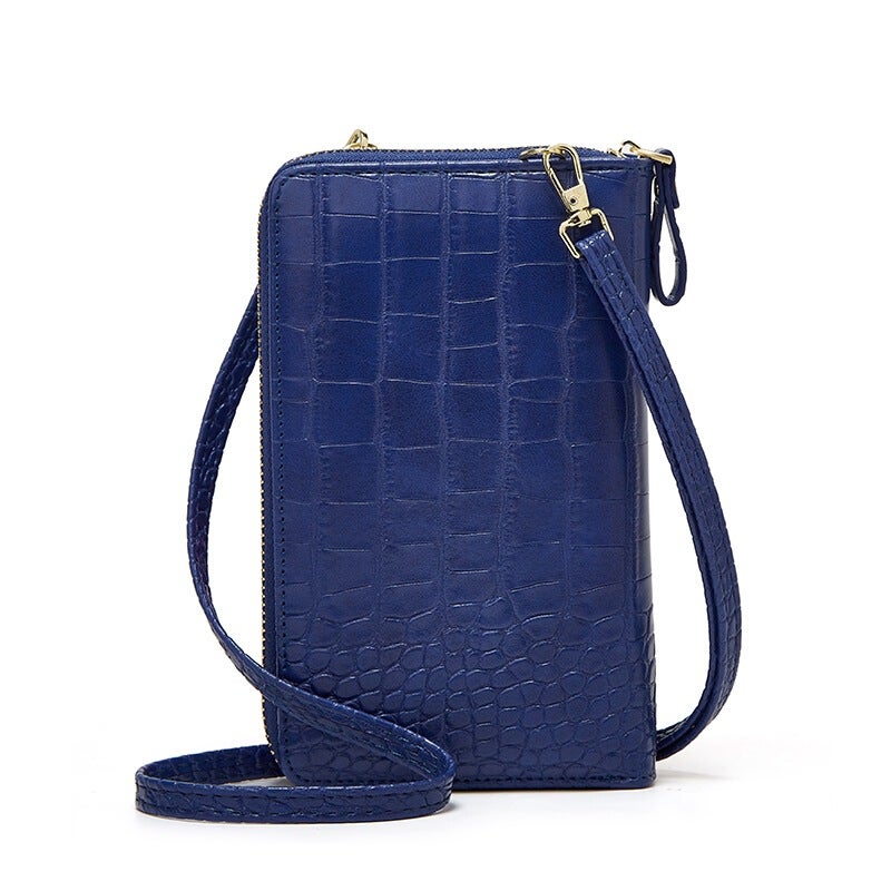 Multifunctional Solid Color PU Leather Wallet, RFID Blocking Design Portable Daily Storage Purse for Cards Cash Coin Business Use - Image 3