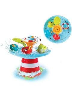 Yookidoo Duck Race Baby Bath Toy Water Fountain And Four Racing Magical Ducks For Bathtime Sensory Development Bath Time Fun 6 Months And Up  - Image 2